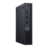 Refurbished Dell OptiPlex 3070 Mini Desktop Intel 6 Core i5 Win 11 left angle view