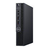 Refurbished Dell OptiPlex 3070 Mini Desktop Intel 6 Core i5 Win 11 right angle view