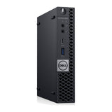 Refurbished Dell OptiPlex 5060 Mini Desktop Intel 6 Core i5 Win 11 left angle view