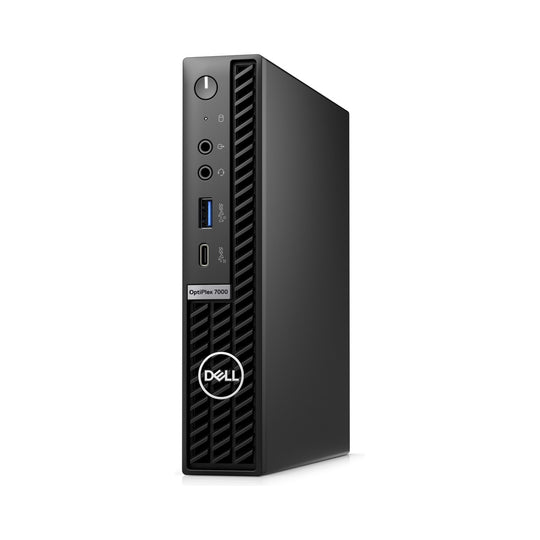 Refurbished Dell OptiPlex 7000 Mini Desktop Intel 6 Core i5 Win 11 front view