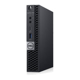 Refurbished Dell OptiPlex 7060 Mini Desktop Intel 6 Core i5 Win 11 right angle view