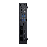 Refurbished Dell OptiPlex 7070 Mini Desktop Intel 8 Core i7 Win 11 rear ports view