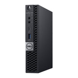 Refurbished Dell OptiPlex 7070 Mini Desktop Intel 8 Core i7 Win 11 right angle view