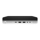 Refurbished HP EliteDesk 800 G5 Mini Desktop Intel 8 Core i7 Win 11 front view