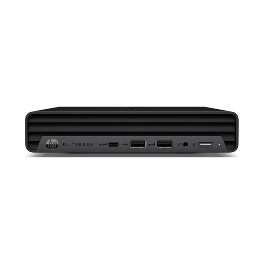 Refurbished HP EliteDesk 800 G6 Mini Desktop Intel 10 Core i9 Win 11 front view
