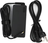 Lenovo 65W USB-C adapter and AC wall cord