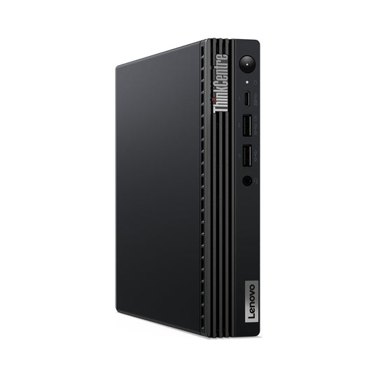 Refurbished Lenovo ThinkCentre M70q Gen 3 Mini Desktop Intel 6 Core i5 Win 11 front view