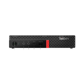 Refurbished Lenovo ThinkCentre M920q Mini Desktop Intel 6 Core i5 Win 11 front view