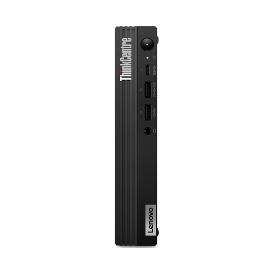 Refurbished Lenovo ThinkCentre M70q Gen 3 Mini Desktop Intel 6 Core i5 Win 11 front view