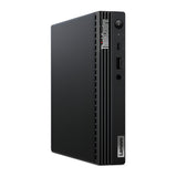 Refurbished Lenovo ThinkCentre M70q Gen 1 Mini Desktop Intel 6 Core i5 Win 11 left angle view