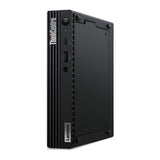 Refurbished Lenovo ThinkCentre M70q Gen 1 Mini Desktop Intel 6 Core i5 Win 11 right angle view