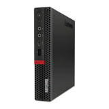 Refurbished Lenovo ThinkCentre M720q Mini Desktop Intel 6 Core i5-8400T Win 11 right angle view