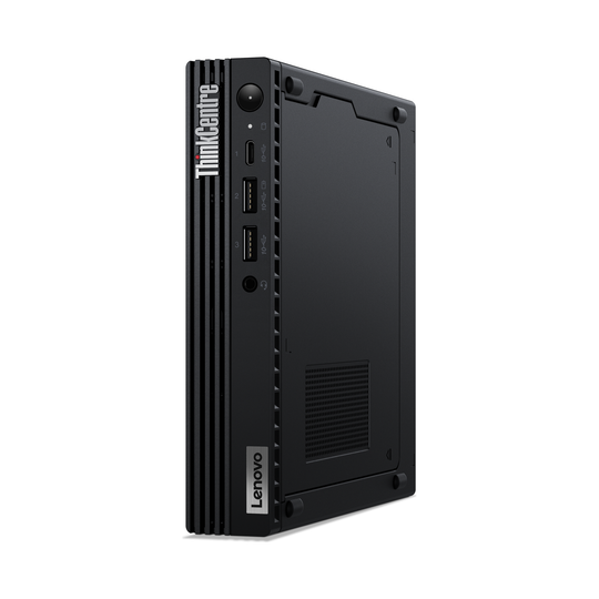 Refurbished Lenovo ThinkCentre M80q Gen 3 Mini Desktop Intel 6 Core i5 Win 11 front view