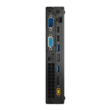 Refurbished Lenovo ThinkCentre M920q Mini Desktop Intel 6 Core i5 Win 11 rear ports view